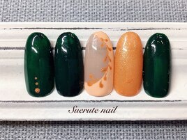 ボタニカルネイル ¥7000