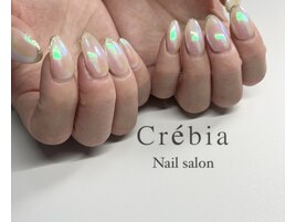 ミラーにラメラインで♪