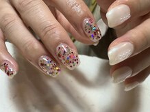デューネイルスタジオ(dew nail studio)/アシメ冬デザイン