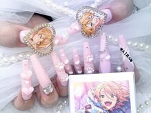 ネイル アリーズ セカンド(nail Allies 2nd)/ゴテゴテ　長さ出し　イニシャル