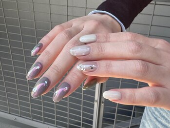 ソウ 難波店 nail salon Souの写真/【難波】*Art10本¥7900*かわいいデザイン多数！最旬トレンドを意識した上品なアートで、周りと差をつけて♪