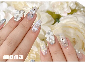 モナサロン(Mona salon)の写真/可愛いが詰まった最新デザインサンプルが豊富☆パラジェル取扱い♪ニュアンスやチークネイル、ユニコーンも
