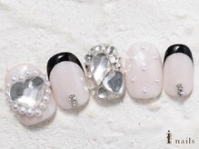 アイネイルズ 横浜WEST店(I-nails)/ビジューフレンチ11500円