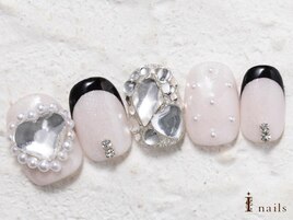 ビジューフレンチ11500円