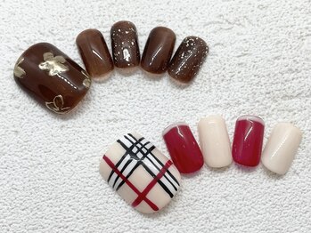 タネモト(Tanemoto)/12・1月フットネイル¥7700