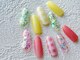 マイネイル 柏店の写真/Cute*！マーガレット×ギンガムチェック♪うるきらnailでワンランク上の旬デザイン★新規¥6980/再来¥7890