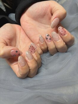 ロア ネイル(Loa_Nail)/お花ネイル