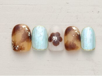 ノーネイル 蒲田(NO NAIL KAMATA)/べっこう花　￥4990