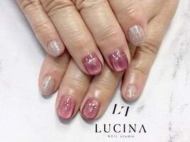 c-435 ボルドーマグネットネイル