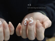 ネイルサロンom's eye.【オムズアイ】/＜3　ナチュラルカラー　ハート