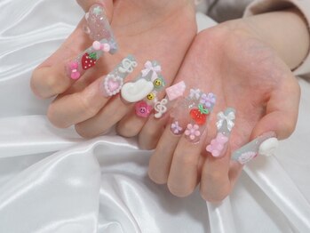アモーレ 心斎橋店(amore)/ゴテゴテネイル12980円