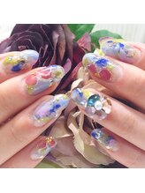 ネイルサロン ディーバ ギンザ(Nail salon Diva GINZA)/大人ポップフラワー