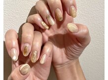 ネイル アヴァンス あべのルシアス店(Nail AVANCE.)/ニュアンスネイル　miyu