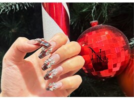 #クリスマスネイル