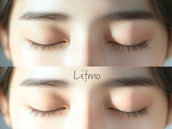 リフモ 町田店 (Lifmo)の写真/【アイブロウWAX＋まつ毛パーマ8,500円/1回】人気の平行眉やふんわりナチュラル眉で垢抜け感GET♪