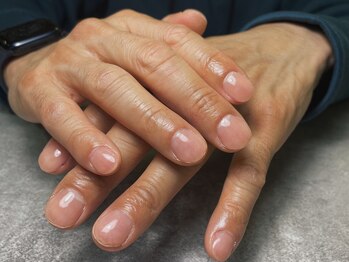 オムネイル 渋谷(HOMME NAIL)/クリアジェル ¥4.400