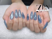 ゼン ネイル デザイン 池袋(ZEN NAIL DESIGN)/ 長さだしやり放題×つけ放題