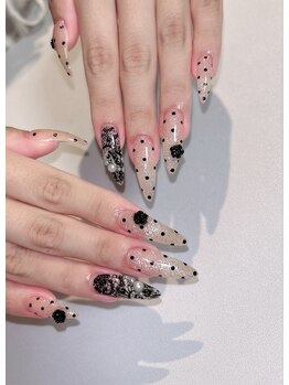 ネイルサロン エフ(ef)の写真/【ご新規様*持込み大歓迎☆90分アートし放題￥8,900】持ち込みデザインの再現度◎ワンホンパーツも多数☆