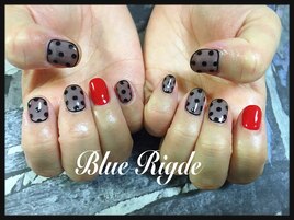 秋冬シースルーネイル♪