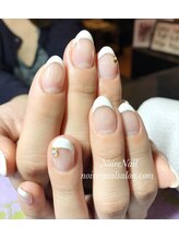 ノワール ネイルアンドスクール(Noire)/★王道フレンチネイル★