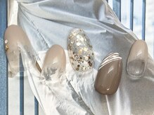 シエルネイルスタジオ 新宮店(Ciel nail studio)/【6430円】バレンタイン風ネイル