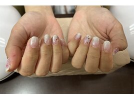 春ネイル2023【ラメグラ】