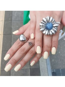 クリームイエローワンカラー☆