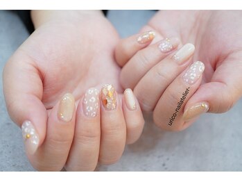 ウリコ ネイルアトリエ(urico nail atelier)/冬のレオパード