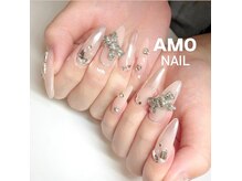アモ ラブネイルズ 高崎駅前店(AMO Love nails)の雰囲気（2席のゆったりした店内となってます！テレビ完備です！）