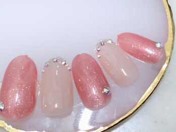 からだの恵み/可憐ピンクネイル