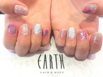 アース ネイルアイラッシュ 前橋店(EARTH Nail&Eyelash)/アートデザイン ￥８０００