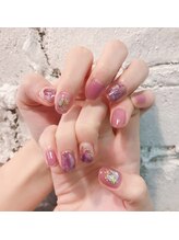 アティックネイルアトリエ(attic nail atelier)/天然石デザインネイル★