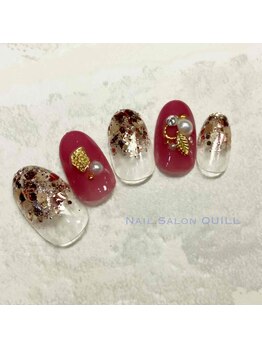 ネイルサロン クイル(QUILL)/12月ラメホロ（１）