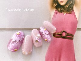 【フラワーネイル】