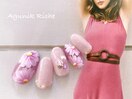 【フラワーネイル】