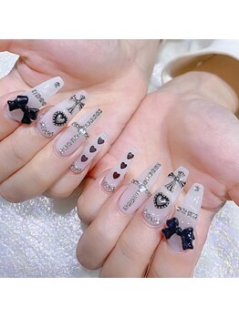 クイーンズビューティーサロン 新宿本店(Queen's beauty salon)/チップ長さ出し10本やり放題