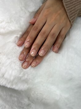 ユニティネイル(Unity nail)/ラメフレンチ◎