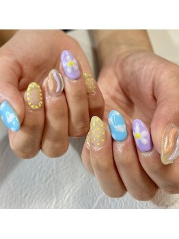 リファインネイル(refinenail)/韓国風カラフルネイル