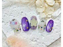 ネイルサロン ロゼプリュムの雰囲気（手描き、3Dアートのハロウィンお菓子ネイル人気。持ち込みも可）