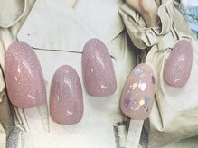 シエルネイルスタジオ 新宮店(Ciel nail studio)/【5670円】ガーリーハートネイル
