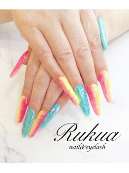 ルクア(Rukua)/【ハンドネイル】スカルプチュア
