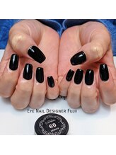 アイネイルデザイナーフジイ(Fujii)/黒ネイル