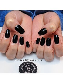 アイネイルデザイナーフジイ(Fujii)/黒ネイル