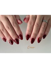 クレヴィア(crevia)/ワインレッドカラー×パーツ