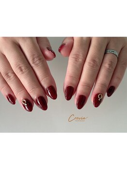 ワインレッドカラー×パーツ