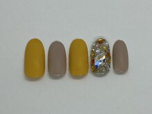 ブラックジュエリー(Black jewelry)/マット×ストーン埋め尽くし