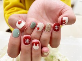 お持込み☆立体イチゴと雪の結晶