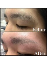 眉毛男子 新宿店/眉毛【 before / after 】