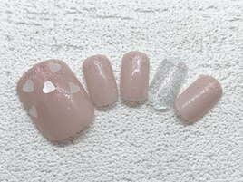 12・1月フットネイル￥7700