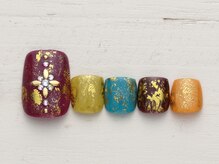 ノーネイル 蒲田(NO NAIL KAMATA)/５色オータムカラー ￥4990